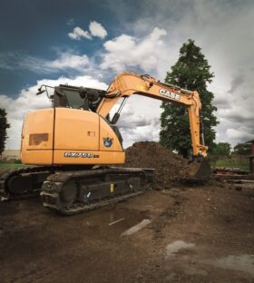 Case CX75C SR Midi Excavator full