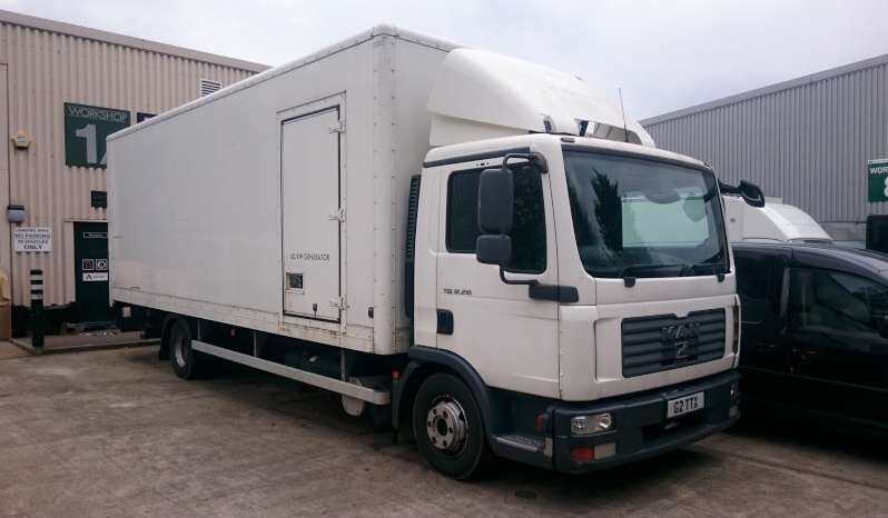 2009 MAN TGL 12.210 WITH SUPER SILENT 60KW GENERATOR & TAIL LIFT – TRUCK full