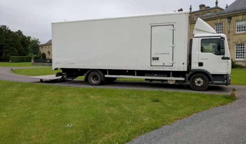 2009 MAN TGL 12.210 WITH SUPER SILENT 60KW GENERATOR & TAIL LIFT – TRUCK