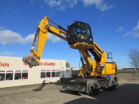 REF: 25 – 2014 JCB JS160W Wheeled excavator with high rise cab For Sale full