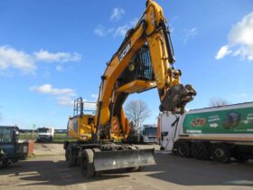 REF: 25 – 2014 JCB JS160W Wheeled excavator with high rise cab For Sale full