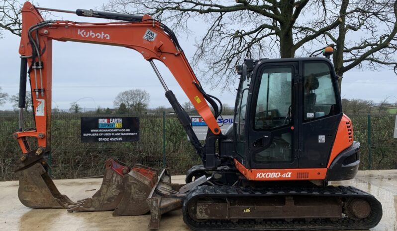 2017 Kubota KX080-4 (U510)