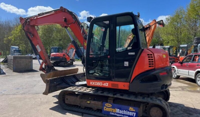 2017 Kubota KX080-4 Excavator 4 Ton  to 9 Ton for Sale full