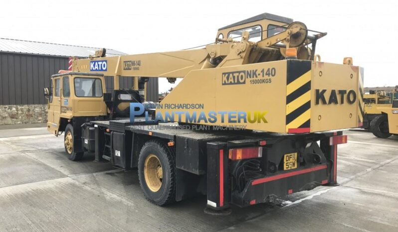 1985 Kato NK 140 15 ton 4×2 Truck crane full