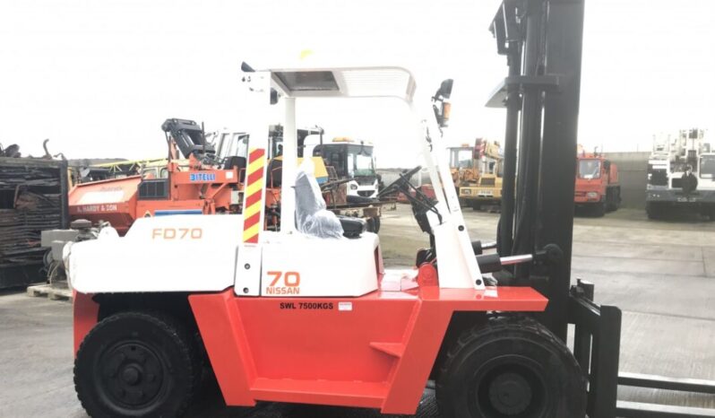 Nissan FD 70 7.5 ton diesel forklift full