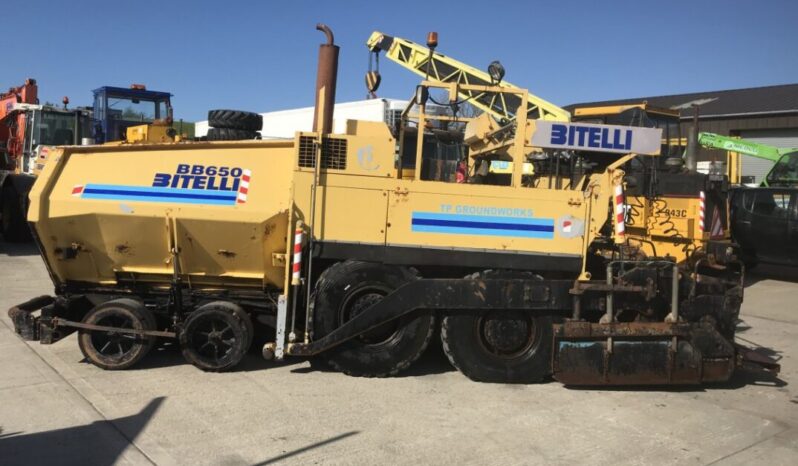 Bitelli BB670 asphalt Tarmac Paver full