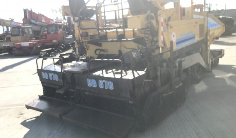 Bitelli BB670 asphalt Tarmac Paver full