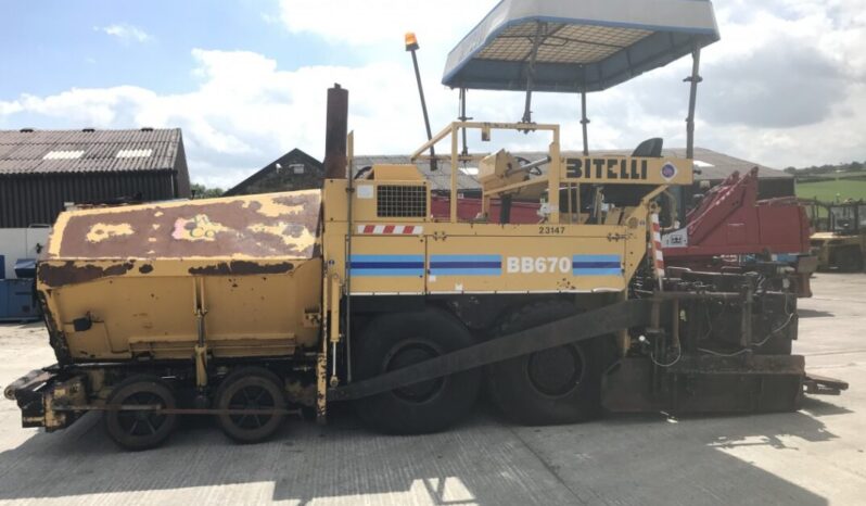 Bitelli BB 670 Asphalt Paver full