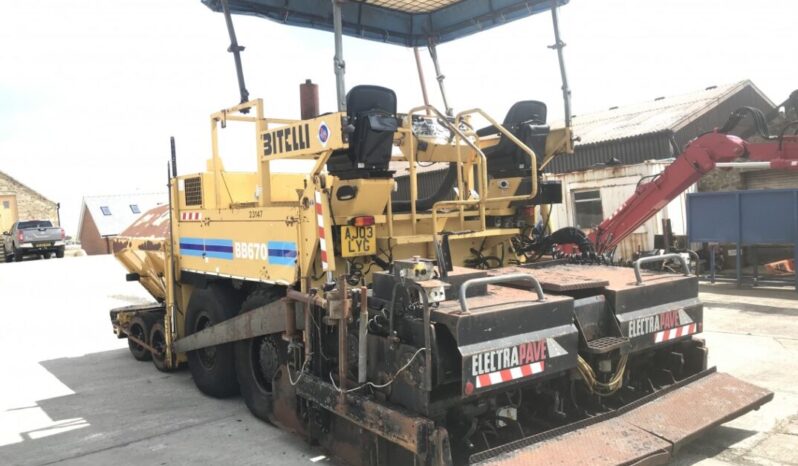 Bitelli BB 670 Asphalt Paver full