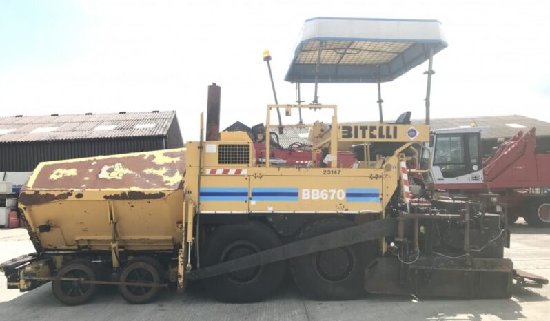 Bitelli BB 670 Asphalt Paver full