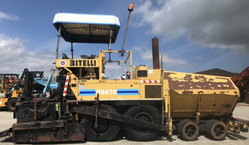 Bitelli BB 670 Asphalt Paver full