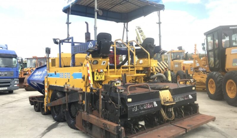 Bitelli BB670 Asphalt Paver full