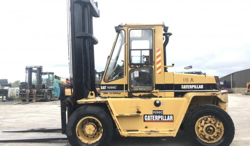 CAT V200 C diesel 10 ton forklift full