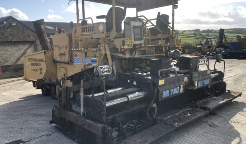 Bitelli BB760 Asphalt Tarmac Paver full