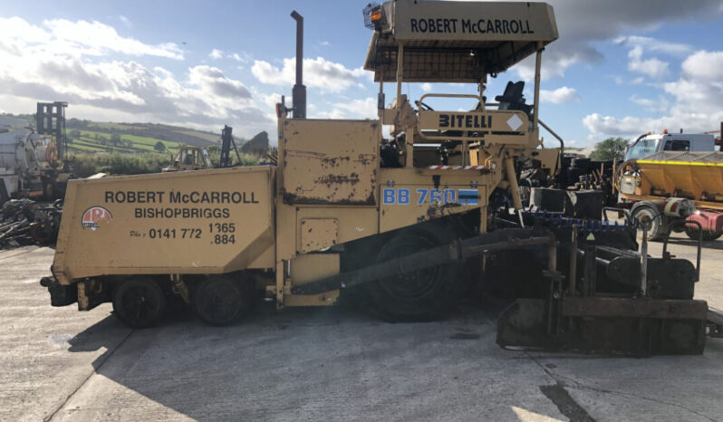 Bitelli BB760 Asphalt Tarmac Paver full