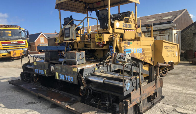 Bitelli BB760 Asphalt Tarmac Paver full