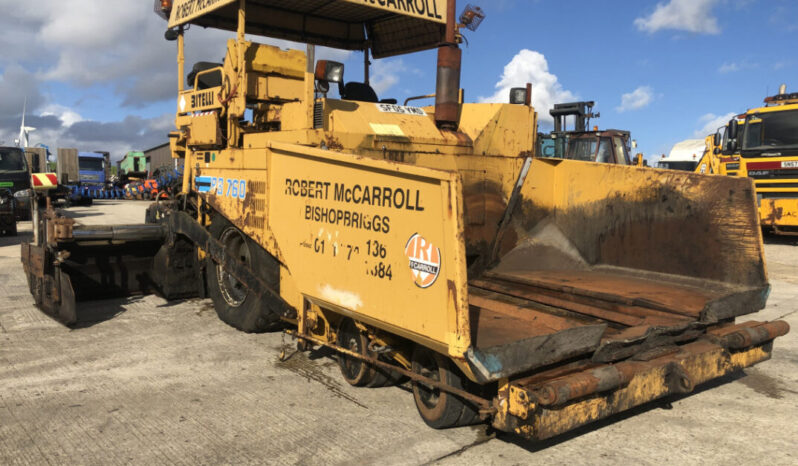 Bitelli BB760 Asphalt Tarmac Paver full