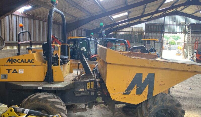 6T Dumper Mecalac/Terex TA6 2018 (Straight Tip) Low hours full