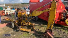 LISTER diesel trailed backhoe c/w jack For Auction on: 2024-07-13 For Auction on 2024-07-13