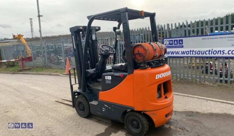 2014 DOOSAN G18GP gas forklift (s/n For Auction on: 2024-07-13 For Auction on 2024-07-13 full