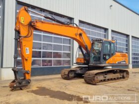 2020 Doosan DX225LC-5 20 Ton+ Excavators For Auction: Leeds, GB, 31st July & 1st, 2nd, 3rd August 2024
