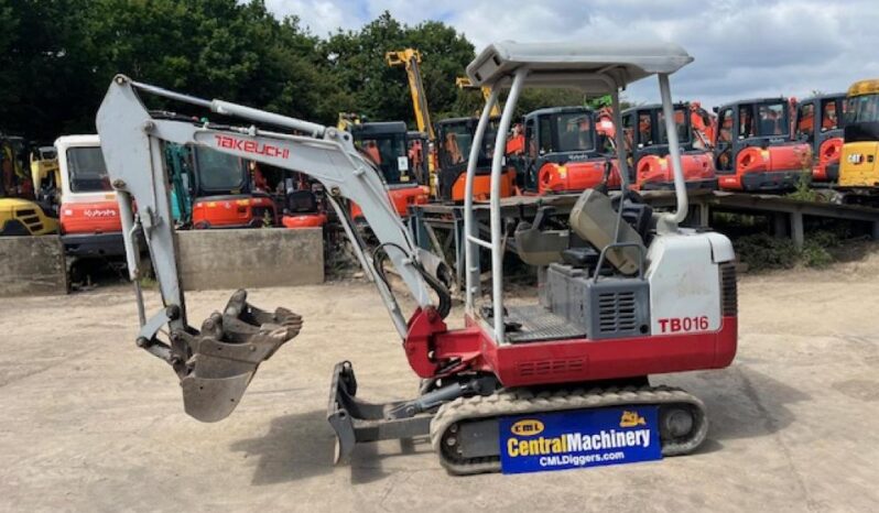 2004 Takeuchi TB016 Excavator 1Ton  to 3.5 Ton for Sale full