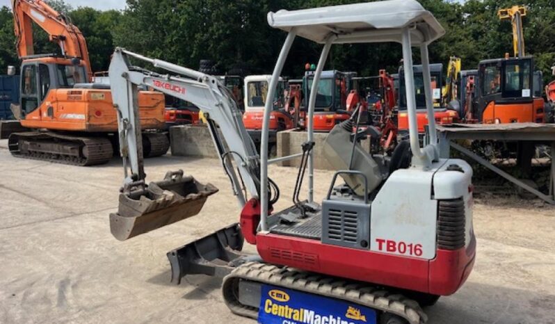 2004 Takeuchi TB016 Excavator 1Ton  to 3.5 Ton for Sale full