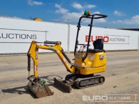 2020 JCB 8008CTS Mini Excavators For Auction: Leeds, GB, 31st July & 1st, 2nd, 3rd August 2024
