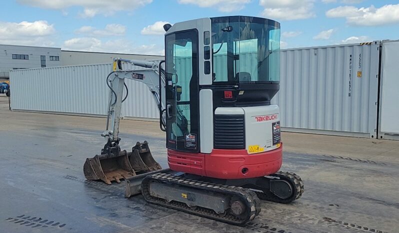 2021 Takeuchi TB23R Mini Excavators For Auction: Leeds, GB, 31st July & 1st, 2nd, 3rd August 2024 full