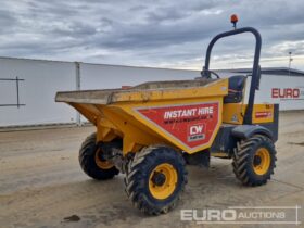 2018 Terex TA3 Site Dumpers For Auction: Leeds, GB, 31st July & 1st, 2nd, 3rd August 2024
