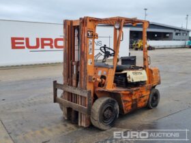 Toyota 02-2FDF25 Forklifts For Auction: Leeds, GB, 31st July & 1st, 2nd, 3rd August 2024