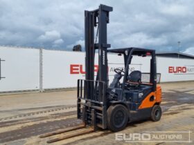 2017 Doosan D25S-7 Forklifts For Auction: Leeds, GB, 31st July & 1st, 2nd, 3rd August 2024