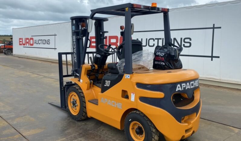 Unused 2024 Apache HH30Z Forklifts For Auction: Dromore – 30th & 31st August 2024 @ 9:00am For Auction on 2024-08-31 full