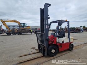 Nissan UJ025 Forklifts For Auction: Leeds, GB, 31st July & 1st, 2nd, 3rd August 2024