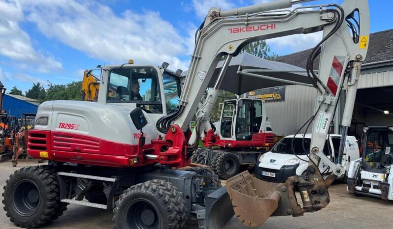 2014 Takeuchi TB295W Wheeled Excavators for Sale full