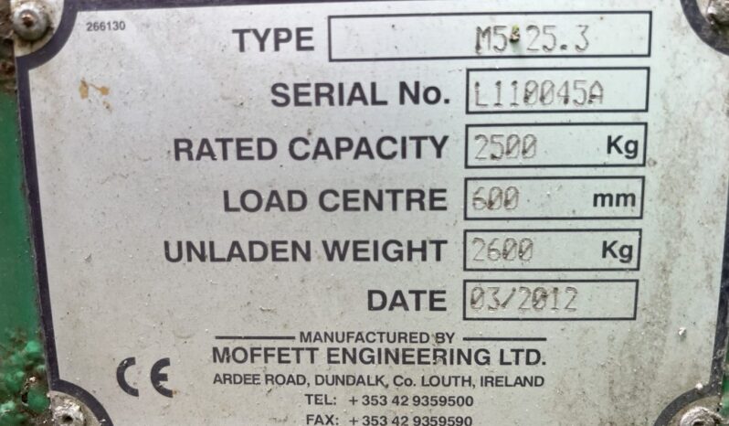 2012 MOFFETT M5 25.3 2.5T full