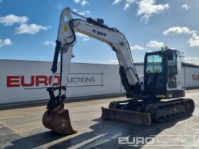 2019 Bobcat E85 6 Ton+ Excavators For Auction: Leeds, GB, 31st July & 1st, 2nd, 3rd August 2024