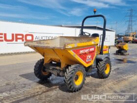 2017 Terex 3 Ton Site Dumpers For Auction: Leeds, GB, 31st July & 1st, 2nd, 3rd August 2024