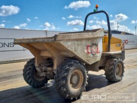 2017 JCB 6TFT Site Dumpers For Auction: Leeds, GB, 31st July & 1st, 2nd, 3rd August 2024