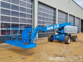 Genie S-65 Manlifts For Auction: Leeds, GB, 31st July & 1st, 2nd, 3rd August 2024