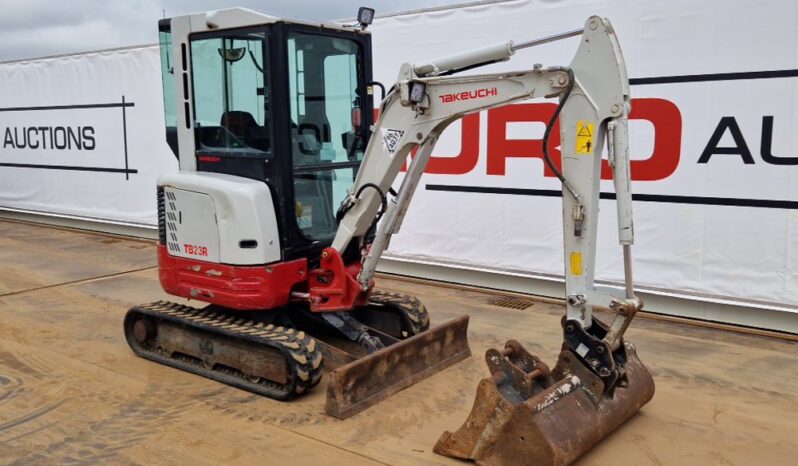 2017 Takeuchi TB23R Mini Excavators For Auction: Dromore – 30th & 31st August 2024 @ 9:00am For Auction on 2024-08-31 full