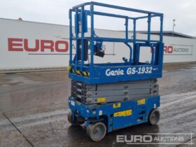 2019 Genie GS1932 Manlifts For Auction: Leeds, GB, 31st July & 1st, 2nd, 3rd August 2024