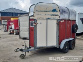 Rice Twin Axle Horse Box Trailer, Ramp Plant Trailers For Auction: Leeds, GB, 31st July & 1st, 2nd, 3rd August 2024