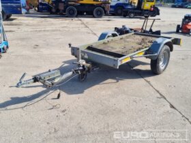 ECIM 1.6 Ton Single Axle Flatbed Trailer Plant Trailers For Auction: Leeds, GB, 31st July & 1st, 2nd, 3rd August 2024