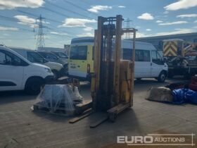 Henley Electric Reach Forklift, 2 Stage Mast, Forks Forklifts For Auction: Leeds, GB, 31st July & 1st, 2nd, 3rd August 2024
