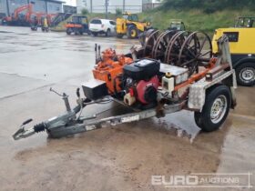 Sahlins Clydesdale Single Axle Petrol Cable Drum Trailer, Briggs & Stratton Engine Plant Trailers For Auction: Dromore – 30th & 31st August 2024 @ 9:00am For Auction on 2024-08-30