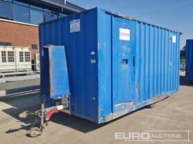 Boss 16′ Mobile Welfare Unit (Cannot Be Reconsigned) Containers For Auction: Leeds, GB, 31st July & 1st, 2nd, 3rd August 2024