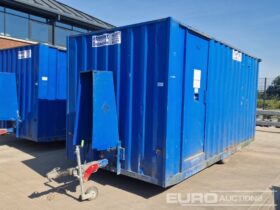 Boss Single Axle 16′ Welfare Unit (Cannot Be Reconsigned) Containers For Auction: Leeds, GB, 31st July & 1st, 2nd, 3rd August 2024