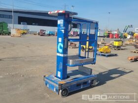 2017 Power Towers Ecolift Manlifts For Auction: Leeds, GB, 31st July & 1st, 2nd, 3rd August 2024