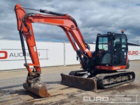 2018 Kubota KX080-4A 6 Ton+ Excavators For Auction: Leeds, GB, 31st July & 1st, 2nd, 3rd August 2024
